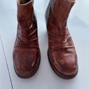 Arcane Bed Stu Cobbler Series Leather Ankle Boots